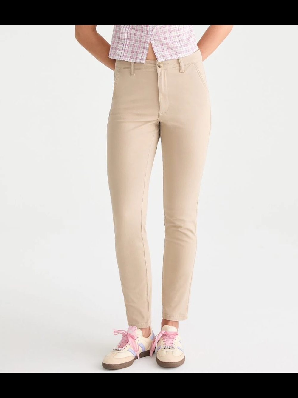 NWT Aeropostale Khaki Skinny Stretch Pants 4R
